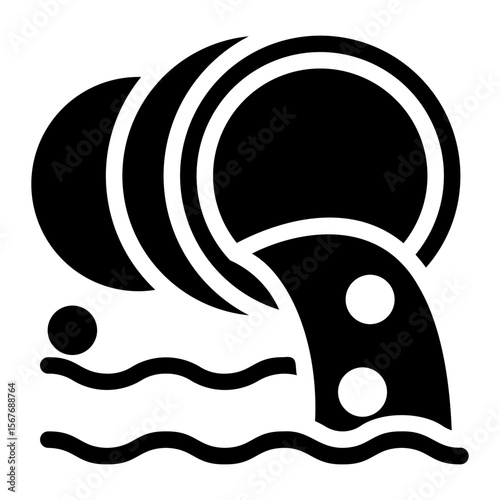 water pollution icon