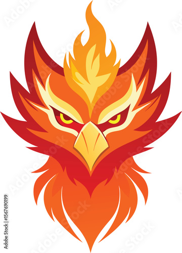  Twin Flame Phoenix Head