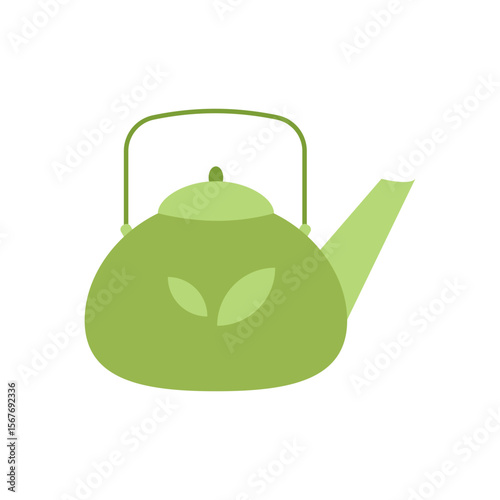 Cute Teapot Elements – Hand-Drawn Flat Design