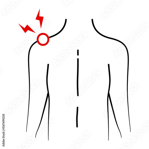 Muscle or neck pain Overuse or improper use of muscles, such as sitting in front of a computer for long periods of time