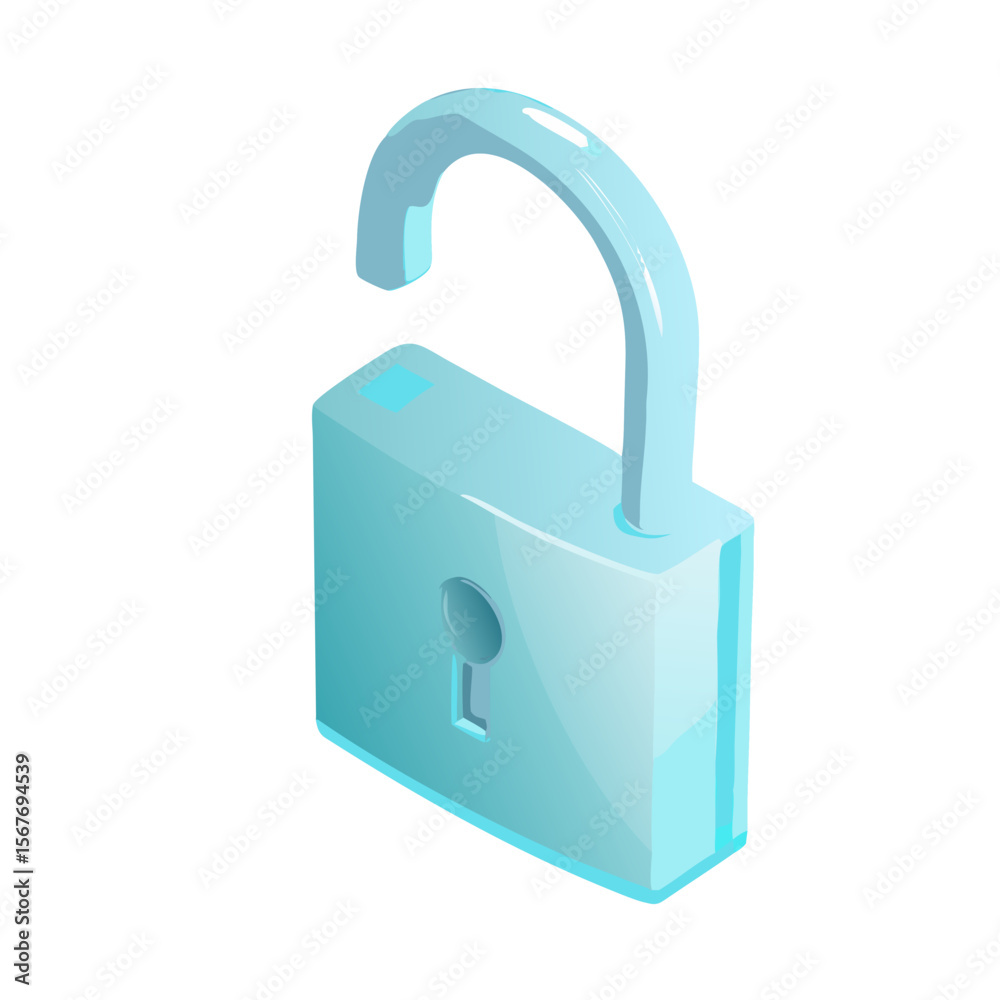 padlock isolated on white padlock isolated on white