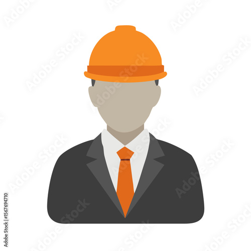 businessman with helmet