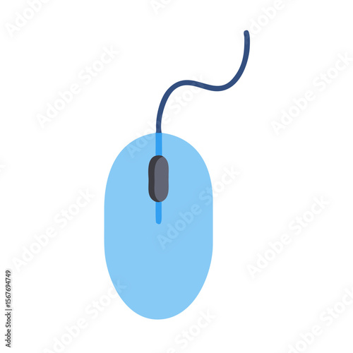 computer mouse isolated on white