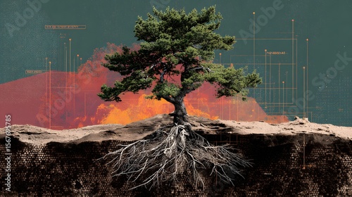 Carbon Capture Tree: Environmental Data Overlay