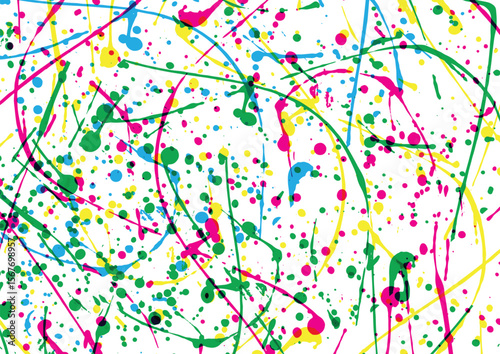 Abstract vector splatter color isolate background design. illustration vector design.