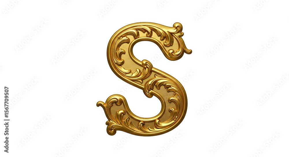 Obraz premium letter S