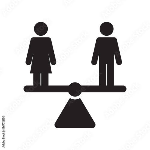Tableau sur toile equal opportunity icon