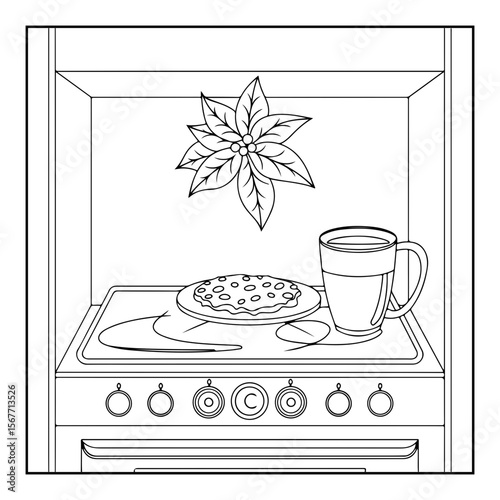 vector illustration of a home instrument