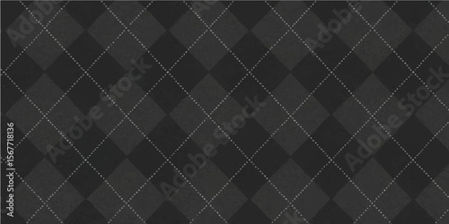 Argyle vector pattern. dotted line. Seamless vivid geometric background for fabric, textile, men clothing, wrapping paper. Backdrop Little Gentleman party invite card.