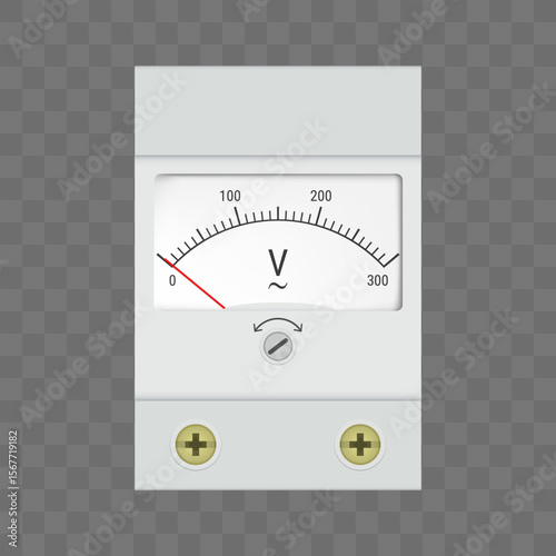 Analog AC voltmeter