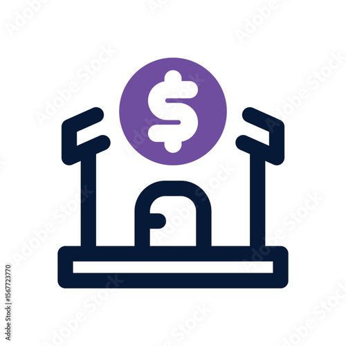 property duotone icon. Sleek and modern vector icon for websites, mobile apps, marketing materials, and corporate design. Fully scalable and ready to use.