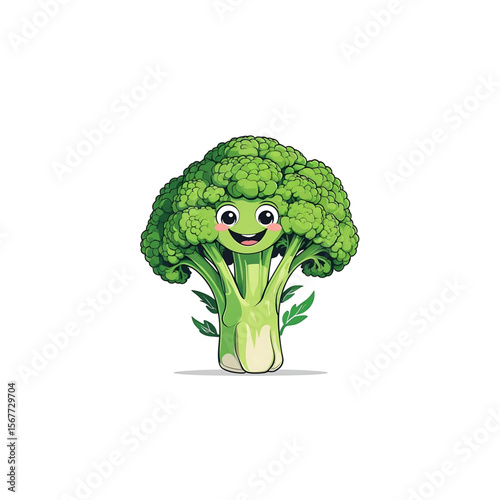 broccoli isolated on white background