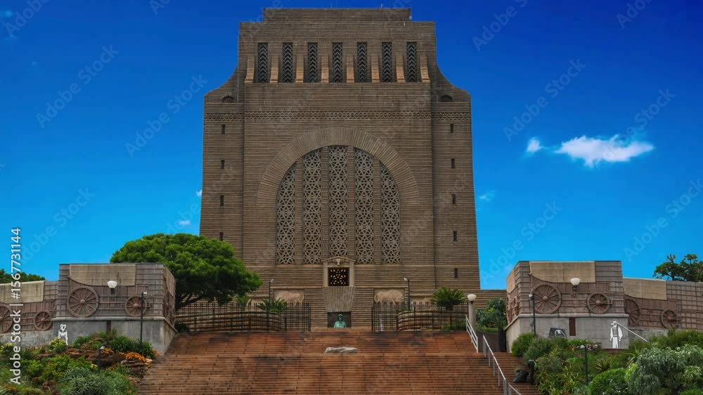 The Voortrekker Monument is located just south of Pretoria in South ...