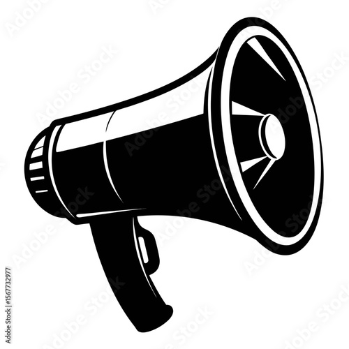 megaphone isolated on white