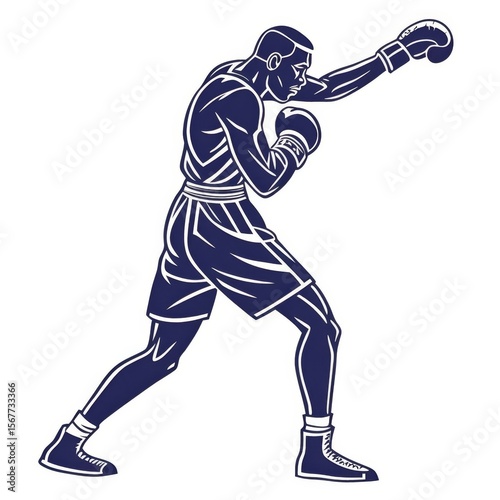Unleashing the Champion: A Boxer’s Triumph Against the Cosmos.
