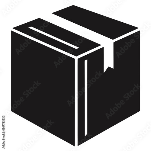 black and white box