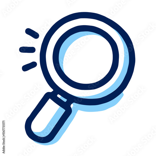 Magnifying Glass Icon Search, Zoom, Discover, Investigate, Explore