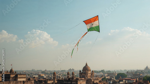 flags of the world with indian tricolor Kites