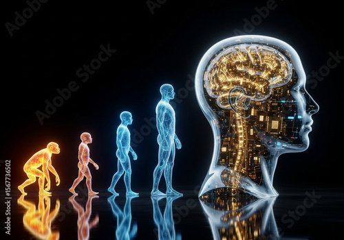 Human Evolution to Artificial Intelligence
