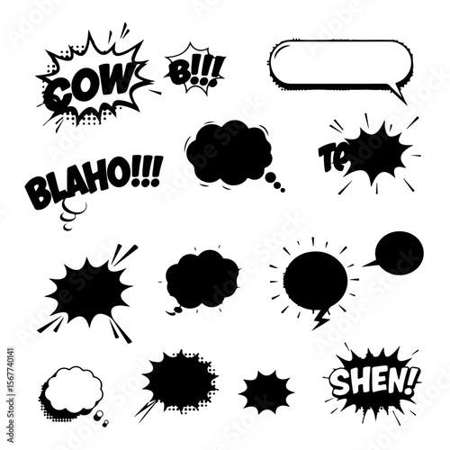Set of Black Ink Blots – High-Resolution Splatter Textures for Designers