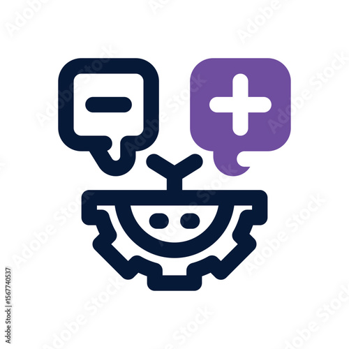 consequence duotone icon. Sleek and modern vector icon for websites, mobile apps, marketing materials, and corporate design. Fully scalable and ready to use.