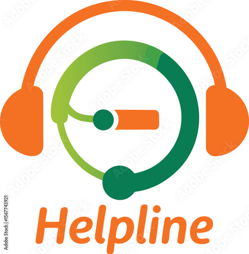 creative logo helpline icon on white background (12).eps