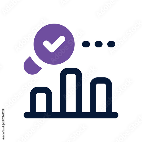 analysis duotone icon. Sleek and modern vector icon for websites, mobile apps, marketing materials, and corporate design. Fully scalable and ready to use.