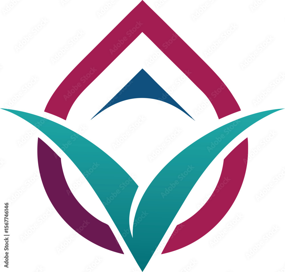 Obraz premium Graphic Logo Icon White Background