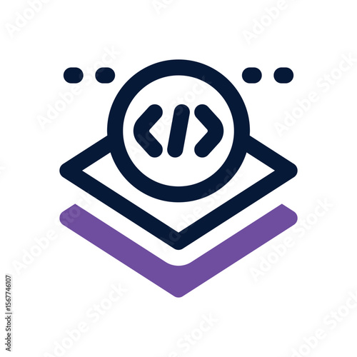 layer duotone icon. Sleek and modern vector icon for websites, mobile apps, marketing materials, and corporate design. Fully scalable and ready to use.