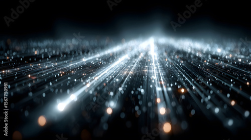 Glowing blue tech grid on a dark background, giving a high-tech digital interface feel.