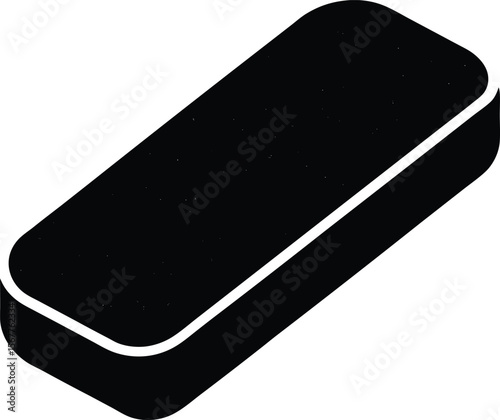 eraser icon silhouette on white background (2).eps