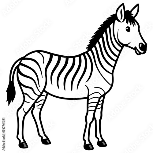 Zebra Horse Mix Minimalist Design