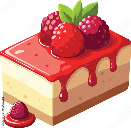 A delectable collection of stylized blueberry pudding illustrations, showcasing the dessert
