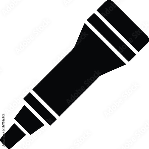 highlighter icon silhouette on white background (1).eps