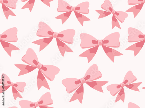  pink bowknot seamless pattern