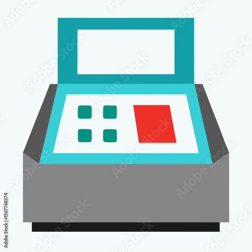 Electronic Voting Machine  Electronic Device Icon  High-Quality AI Vector Design for Tech Projects