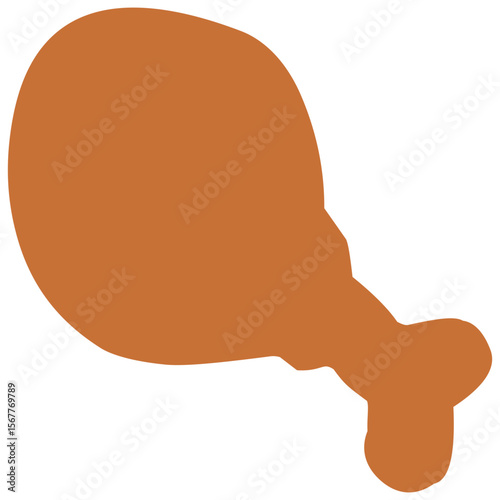 fried chicken drumsticks, ideal for culinary and fast-food themed designs