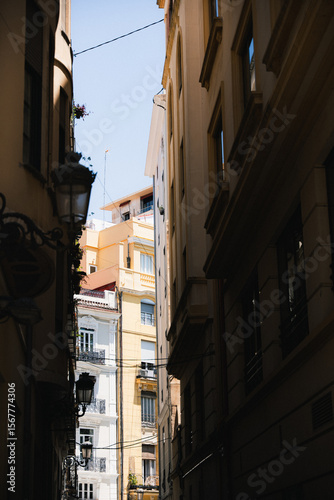 street in the old town of Valencia