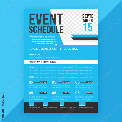 Nonprofit Event, Sponsorship Levels, Fundraising Flyers design layout concept template, Technical Data Sheet layout template. Product Catalogue & modern Event Schedule conference design template