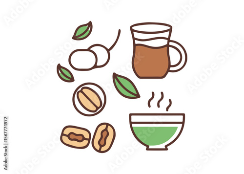 Set of Coffee Vector, Coffee Icons