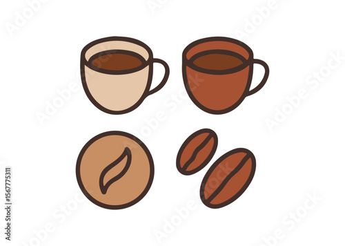Set of Coffee Vector, Coffee Icons