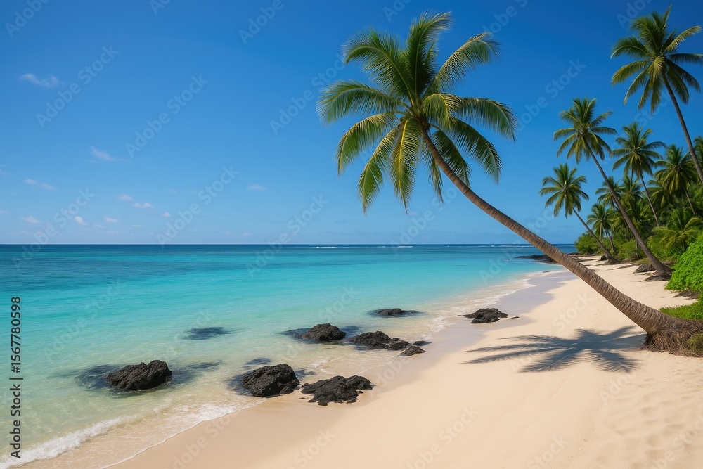 Fototapeta premium Breathtaking shorelines along the vibrant coral coast from Sigatoka to Suva, Viti Levu