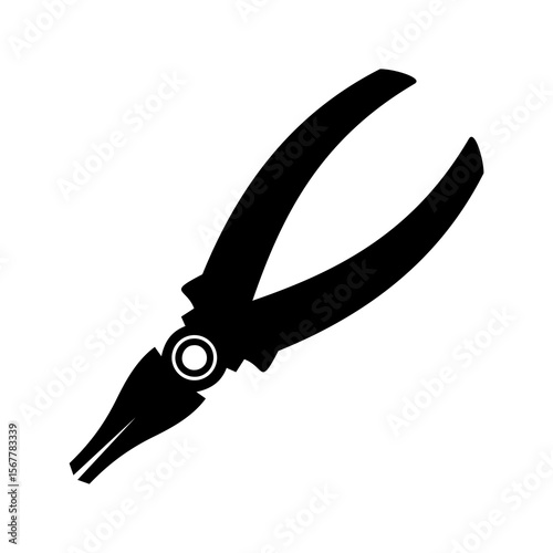 long nose pliers silhouette