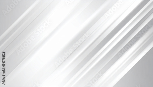 Elegant white abstract background with shiny lines and minimal stripes design