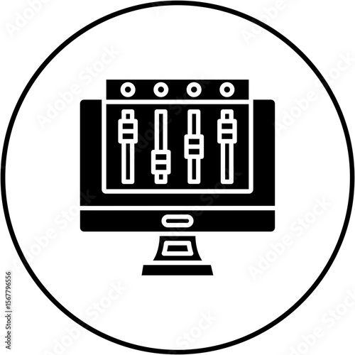 Desktop computer Icon