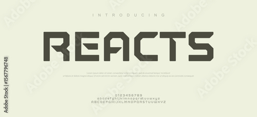 Reacts Classy elegant font, vintage type or luxury premium typeface, vector royal alphabet. Classic typography in modern or old art deco style, serif letters for modern or retro poster font