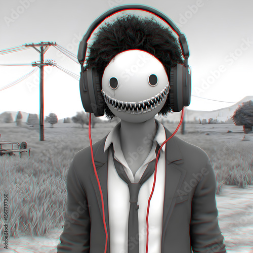 Silent Chaos in the Surreal Realm