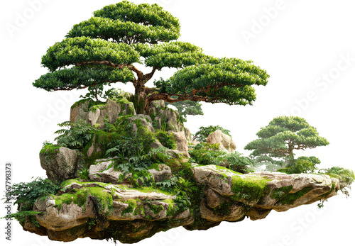 Bonsai shows strength, perseverance, and hope amidst rocky conditions