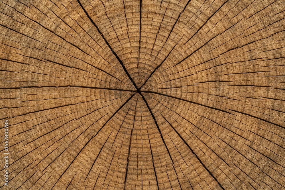 Fototapeta premium Background of a tree stump with an ancient tree