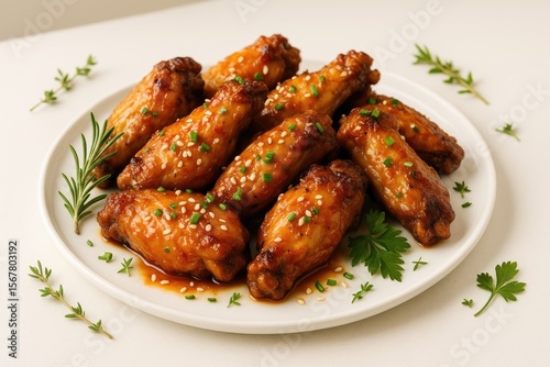 Enhance your chicken wings with a variety of herbs, spices, and marinades for a distinctive and tasty flavor experience.